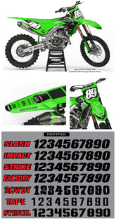 Kawasaki Works Graphic Kit